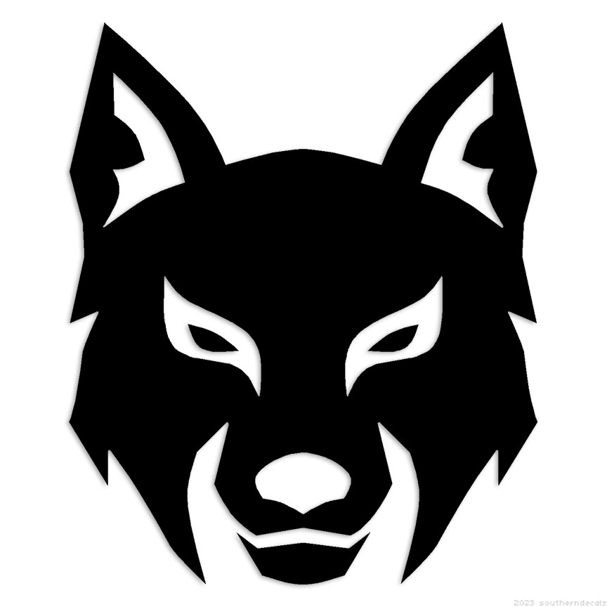 Wolf Head - Decal Sticker - Multiple Colors & Sizes - ebn7244 | eBay